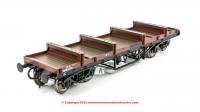 7F-061-004 Dapol YNV Bogie Bolster E Wagon number B923791 in BR Bauxite Livery